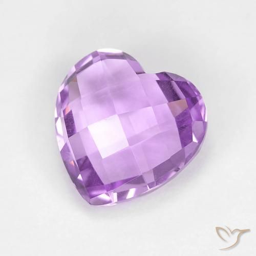 9,17 ctw natürlicher Mittelviolettes Violett Amethyst, Herz, VVS