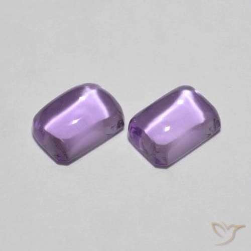 2.24 ct natürliche Mittelviolett Amethyst-Edelsteine, Oktagonschliff, Transparent