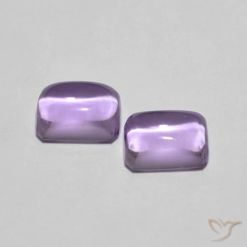 2.24 ct natürliche Mittelviolett Amethyst-Edelsteine, Oktagonschliff, Transparent
