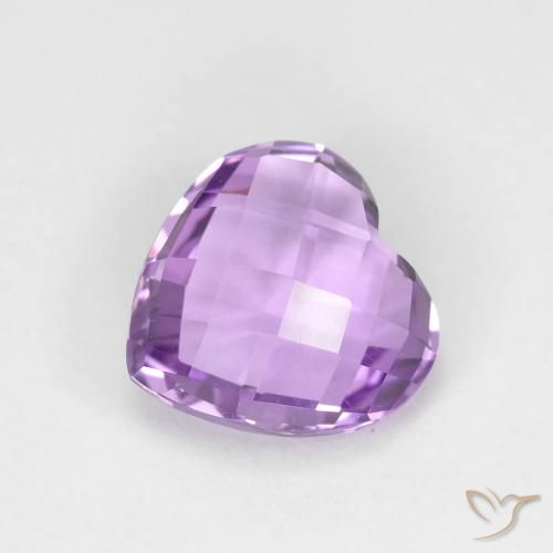 1.85ct Natürlicher Mittelrosa Violett Amethyst, Herz, VVS