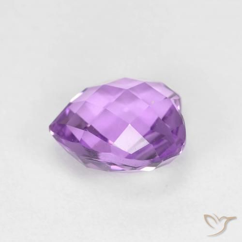 9,17 ctw natürlicher Mittelrosa Violett Amethyst, Herz, VVS