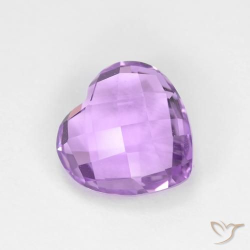 1.87ct Natürlicher Mittelrosa Violett Amethyst, Herz, VVS