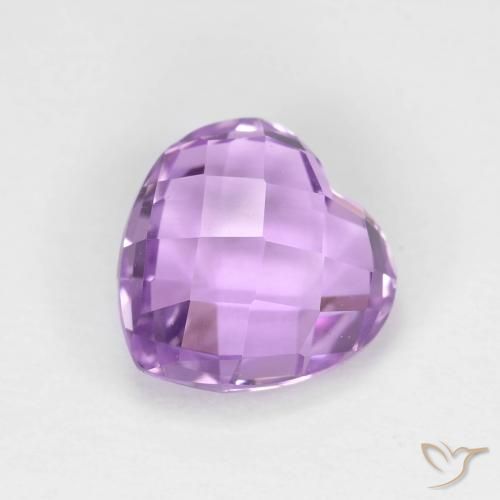 1.89ct Natürlicher Mittelrosa Violett Amethyst, Herz, VVS