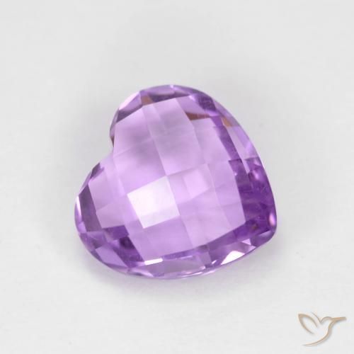 1.92ct Natürlicher Rosaig-violett Amethyst, Herz, VVS