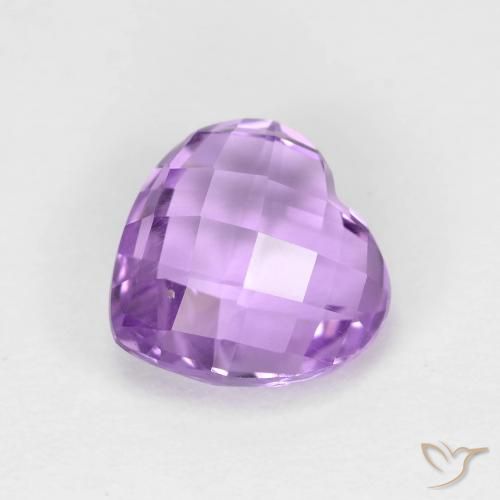 9,17 ctw natürlicher Rosaig-violett Amethyst, Herz, VVS