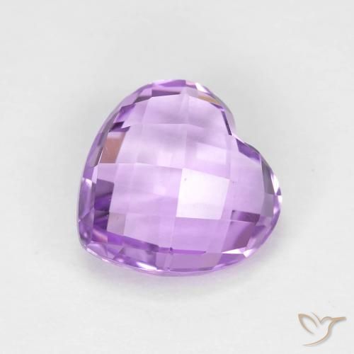 2.11ct Natürlicher Rosaig-violett Amethyst, Herz, VVS