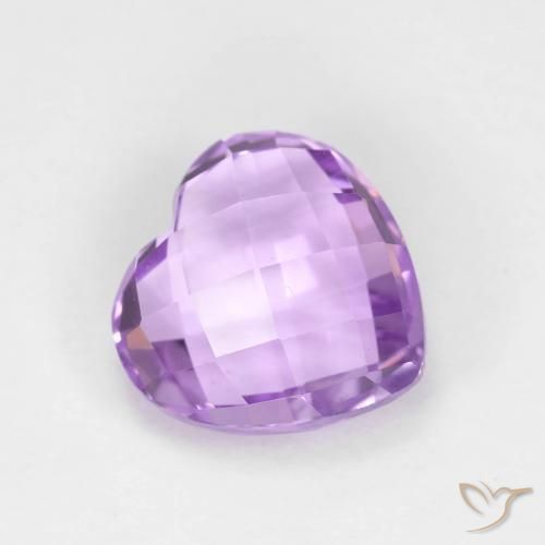 9,17 ctw natürlicher Rosaig-violett Amethyst, Herz, VVS