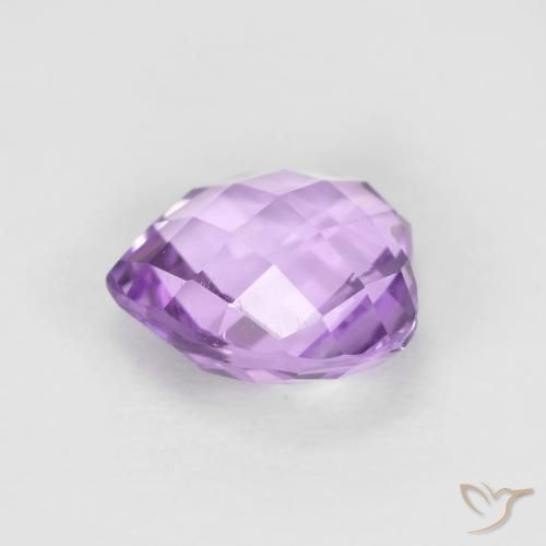 9,17 ctw natürlicher Mittelrosa Violett Amethyst, Herz, VVS