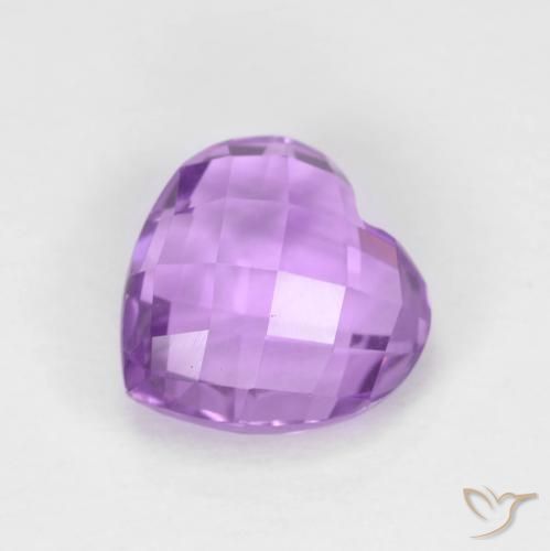2.06ct Natürlicher Rosaig-violett Amethyst, Herz, VVS