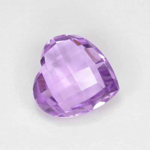 9,17 ctw natürlicher Mittelrosa Violett Amethyst, Herzform, VVS
