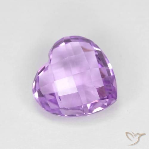 9,17 ctw natürlicher Rosaig-violett Amethyst, Herz, VVS