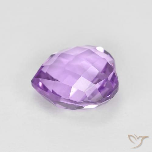 9,17 ctw natürlicher Rosaig-violett Amethyst, Herz, VVS
