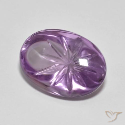 9,17 ctw natürlicher Mittelviolett Amethyst, Oval, Transparent
