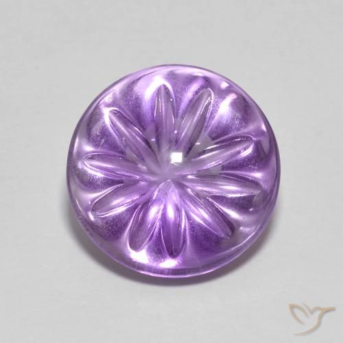 4.75ct Natürlicher Iris Violett Amethyst, Runden, Transparent