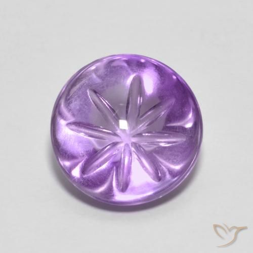 3.96ct Natürlicher Iris Violett Amethyst, Runden, Transparent