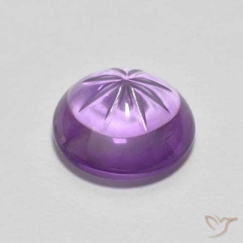 9,17 ctw natürlicher Iris Violett Amethyst, Runden, Transparent