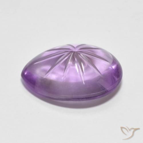 9,17 ctw natürlicher Hell-Mittelviolett Amethyst, Birnenform, Transparent