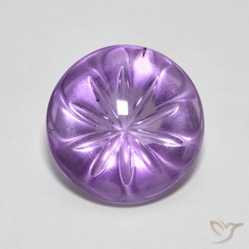 5.96ct Natürlicher Iris Violett Amethyst, Runden, Transparent