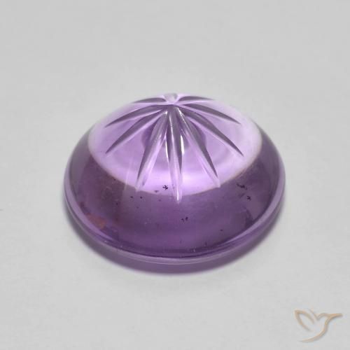 9,17 ctw natürlicher Iris Violett Amethyst, Runden, Transparent