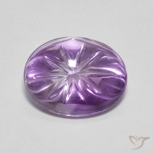 6.70ct Natürlicher Iris Violett Amethyst, Oval, Transparent
