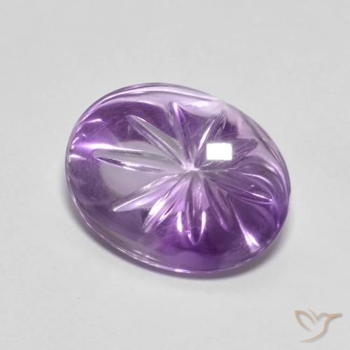 9,17 ctw natürlicher Iris Violett Amethyst, Oval, Transparent