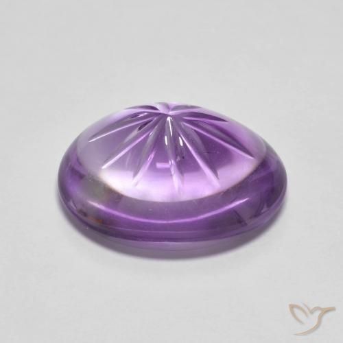 9,17 ctw natürlicher Iris Violett Amethyst, Oval, Transparent