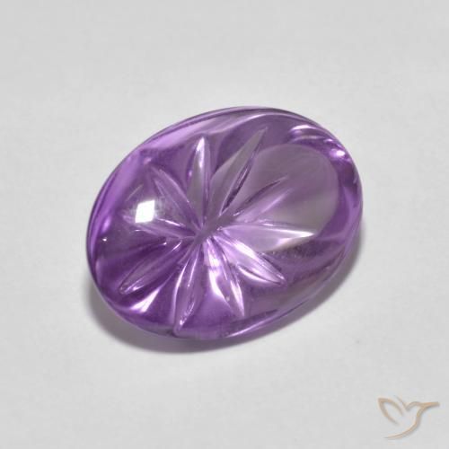 9,17 ctw natürlicher Mittelviolett Amethyst, Oval, Transparent