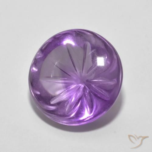 9,17 ctw natürlicher Iris Violett Amethyst, Runden, Transparent