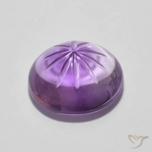 9,17 ctw natürlicher Iris Violett Amethyst, Runden, Transparent
