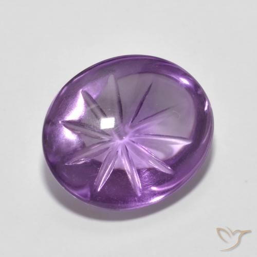 9,17 ctw natürlicher Iris Violett Amethyst, Oval, Transparent