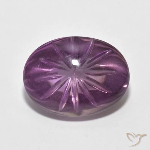 9,17 ctw natürlicher Rosaig-violett Amethyst, Oval Schliff, Transparent