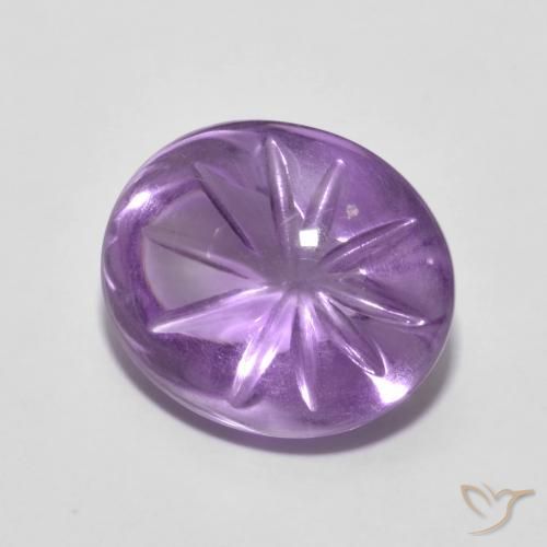 9,17 ctw natürlicher Mittelviolett Amethyst, Oval, Transparent