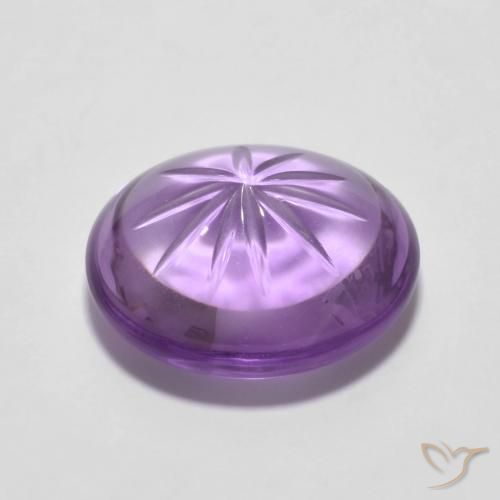 9,17 ctw natürlicher Mittelviolett Amethyst, Oval, Transparent
