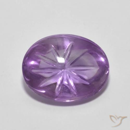 4.82ct Natürlicher Iris Violett Amethyst, Oval, Transparent
