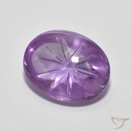 9,17 ctw natürlicher Iris Violett Amethyst, Oval, Transparent