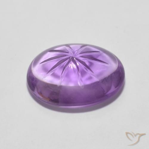 9,17 ctw natürlicher Iris Violett Amethyst, Oval, Transparent