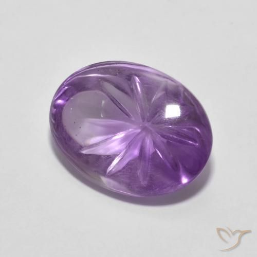 9,17 ctw natürlicher Mittelviolett Amethyst, Oval, Transparent