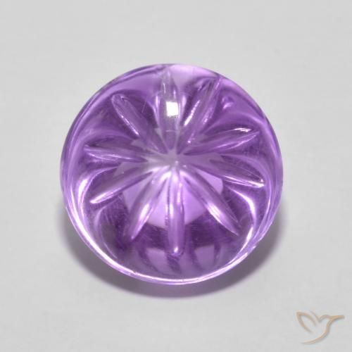 5.67ct Natürlicher Iris Violett Amethyst, Runden, Transparent