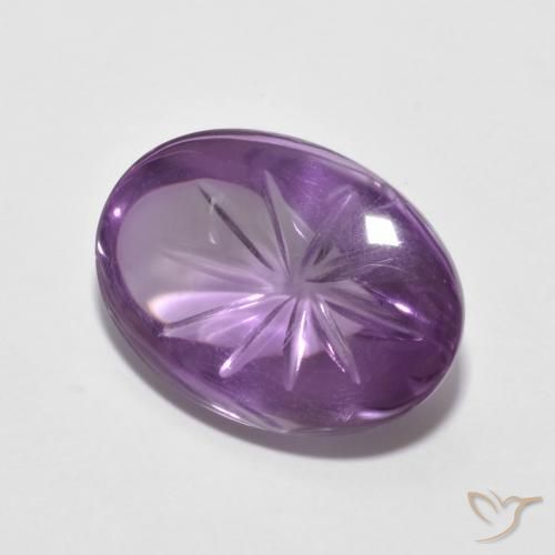 9,17 ctw natürlicher Mittelviolett Amethyst, Oval, Transparent
