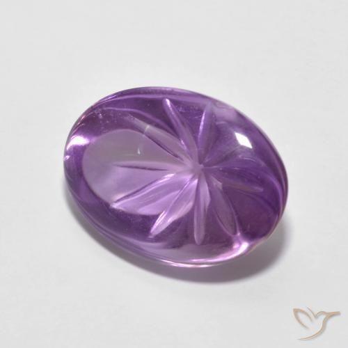 9,17 ctw natürlicher Mittelviolett Amethyst, Oval, Transparent