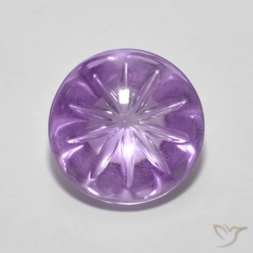 4.93ct Natürlicher Iris Violett Amethyst, Runden, Transparent