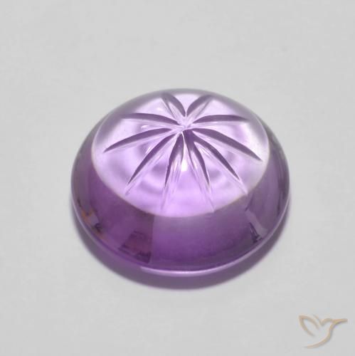 9,17 ctw natürlicher Iris Violett Amethyst, Runden, Transparent