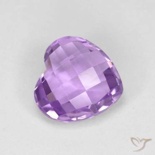 1.96ct Natürlicher Iris Violett Amethyst, Herz, VVS
