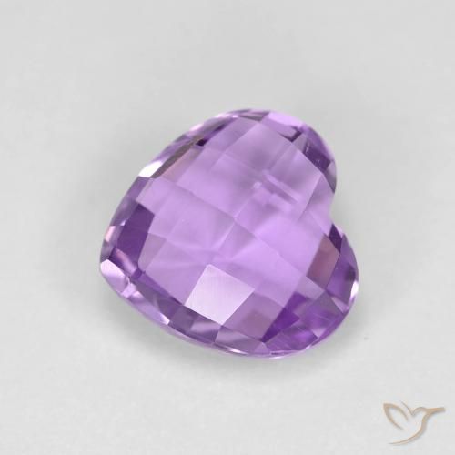 9,17 ctw natürlicher Iris Violett Amethyst, Herz, VVS