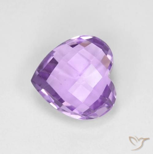 1.95ct Natürlicher Mittelviolett Amethyst, Herz, VVS