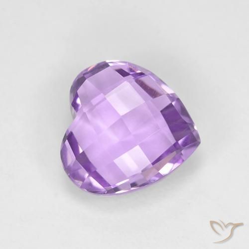 9,17 ctw natürlicher Mittelviolett Amethyst, Herz, VVS