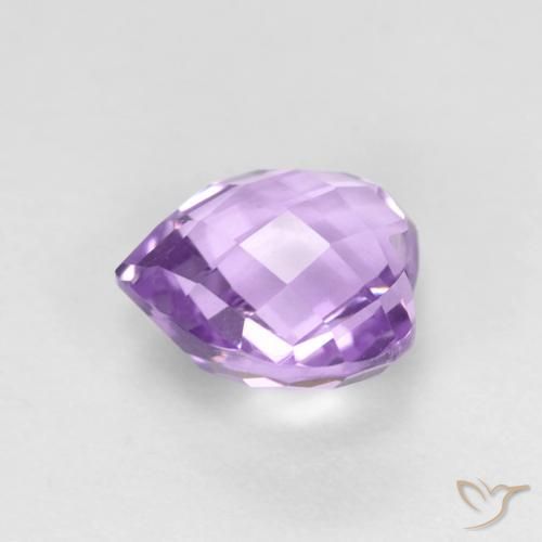 9,17 ctw natürlicher Mittelviolett Amethyst, Herz, VVS