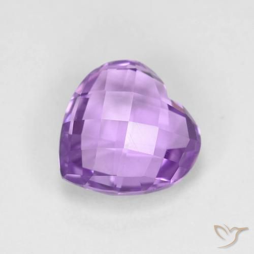 1.93ct Natürlicher Mittelviolett Amethyst, Herz, VVS