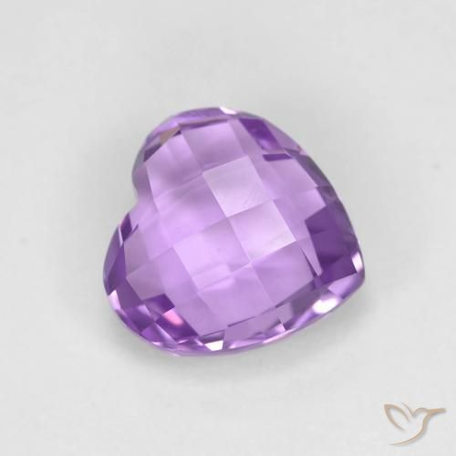 9,17 ctw natürlicher Mittelviolett Amethyst, Herz, VVS