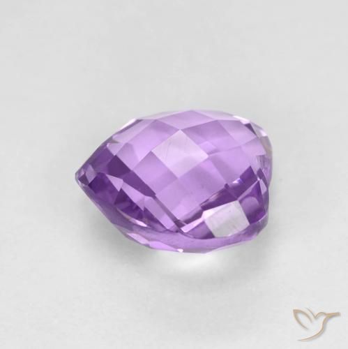 9,17 ctw natürlicher Mittelviolett Amethyst, Herz, VVS